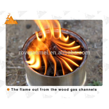 Hot sale!Portable stainless steel wood burning stove